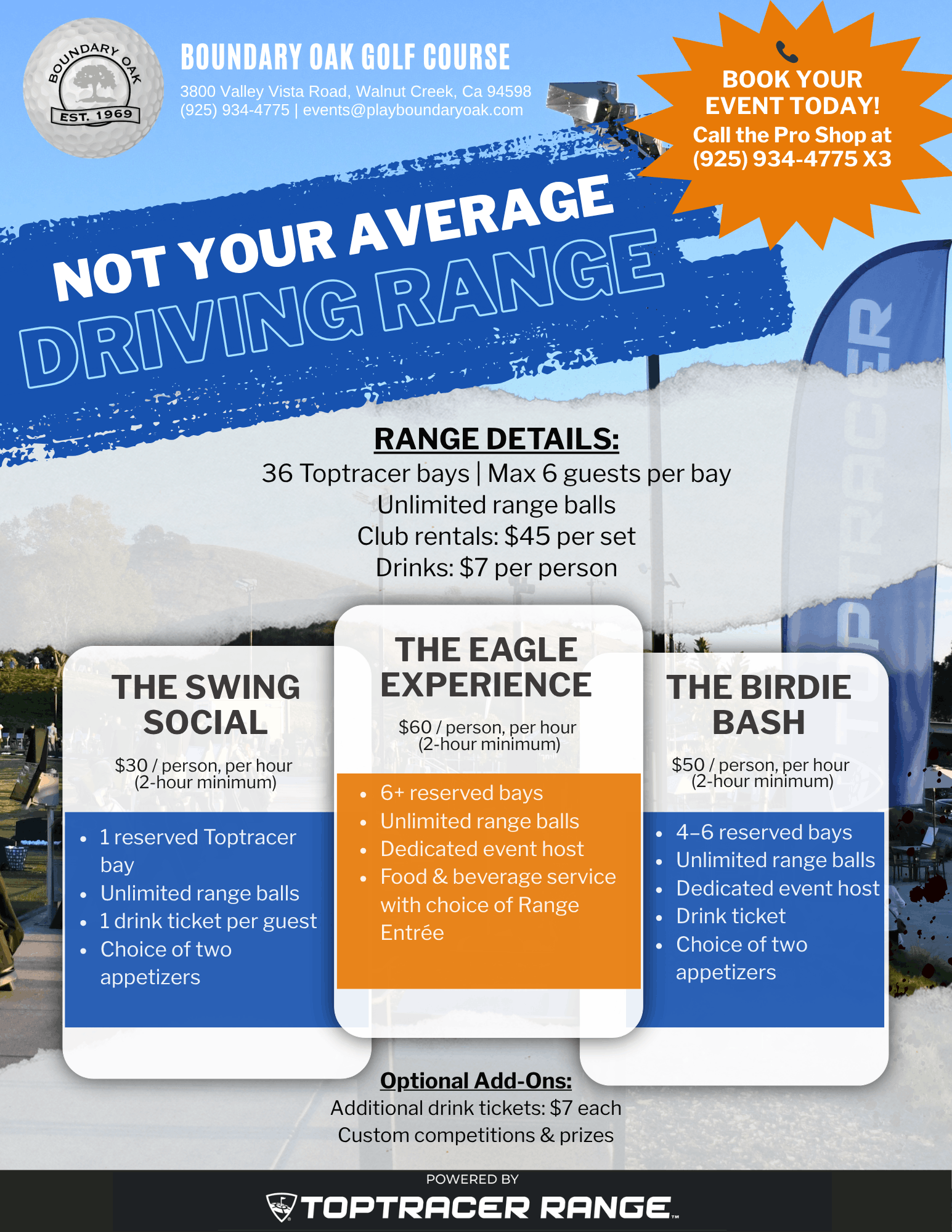 Driving Range Boundary Oak Flyer 1